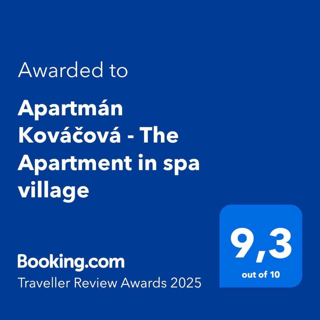 Apartman Kovacova - The Apartment In Spa Village Extérieur photo